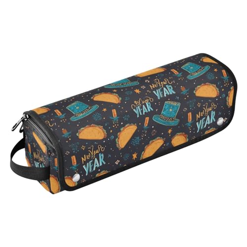 Bolsa de viaje Yuiboo Navy Hot para herramientas de cabello con gran capacidad y tapete resistente al calor miniatura 1