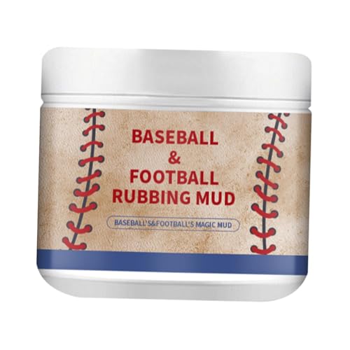 Milageto Barro para Frotar fútbol, ​​Barro para béisbol, Color de Cuero más Intenso, 250 ml para un Agarre, Kit de preparación para bateadores,