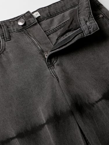 Image of The Souled Store Dark Midnight Men and Boys Grey Cotton Baggy Fit Jeans
