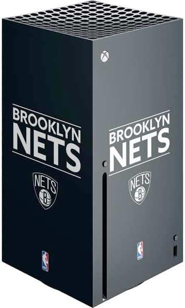 Skinit Decal Gaming Skin Compatible with Xbox Series X Console - Officially Licensed NBA Brooklyn Nets Marble Design