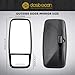 Dasbecan Passenger Side Mirror Compatible with 2008-2023 ISUZU NPR NPR-HD NQR NRR Outside Right Door Mirror Replace# 8980493140