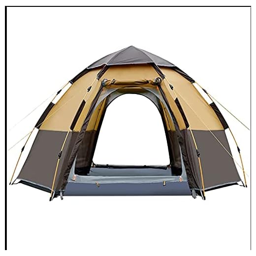 Tienda de privacidad al aire libre Tienda de campaña para 5-8 personas Tienda de campaña de 60 segundos Tienda de campaña impermeable Pop Up Hexágono Tienda de campaña para deportes al aire libre Refu