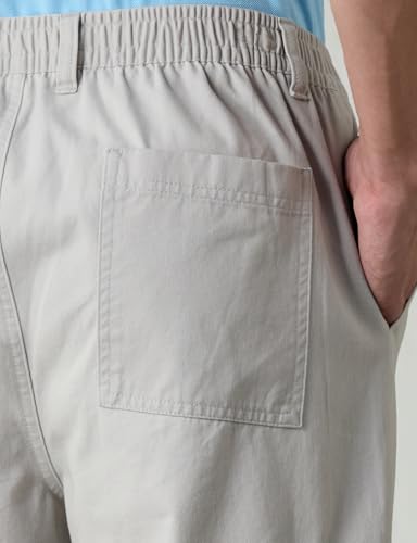 Image of Amazon Brand - Symbol Men Relaxed Fit Cargo Trouser (Semi Elasticated Waistband | 100% Cotton | Pants)