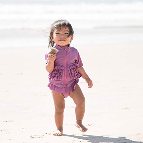 SwimZip-Baby-Rash-Guard-Set-Girl-Short-Sleeve-2-Piece-Swimsuit-with-SPF