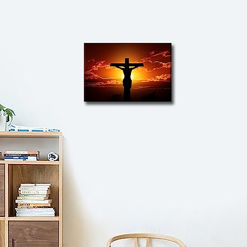 Pintura de Cristo Redentor al atardecer: un rinc[strong]ó[/strong]n de paz en tu dormitorio 3