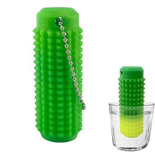 Image of 1PCS Little Ouchies Pain Fidget, Pocket Mini Fidget Toy for Adults, Pain Stim Fidget, 3D Printed Venting Key Pendant, Spiky Grippie Stim Keychain Color-Changing (30℃), Easter Basket Stuffers for Teens