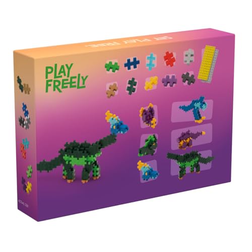 Plus-Plus Learn to Build Dinosaurs, 600 pieces, Creative Play, Building Blocks, Building, Developing Toys for Kids STEM - Image 3