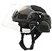 Hotour Casco Mich 2000 Leggero e Veloce con Visiera Parasole Trasparente per Airsoft Paintball CS War Games Sport all'Aria Aperta.