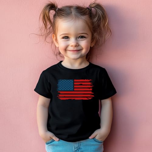 Image of Boys Constitution Day 250 Anniversary USA Shirt Independence Shirt 3-8T | for Kids Boys Girls Toddlers 3T-8T, 4th of July Dinos Flag Patriotic Tee, Independence Day