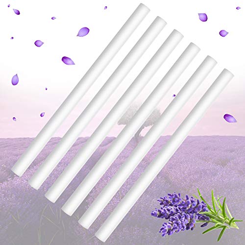 24 Stücke Lavendel Vorduft Luftbefeuchter Baumwolle Luftbefeuchter Stöcke Baumwolle Stöcke Ersatz Luftbefeuchter Filter Dochte Nachfüllsticks für