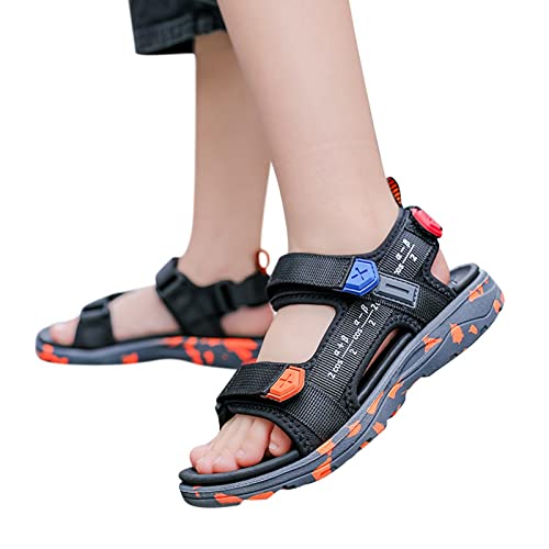 IWIHMIV Boys' Sandals Toddler Summer Shoes Boys Girls Sandals Open-toe Adjustable Straps Summer Outdoor Sport Sandals3
