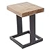 Produktbild Mendler Sitzhocker HWC-A15, Hocker Fußhocker Holzhocker, Tanne Holz rustikal massiv MVG-Zertifiziert 48x36x32cm