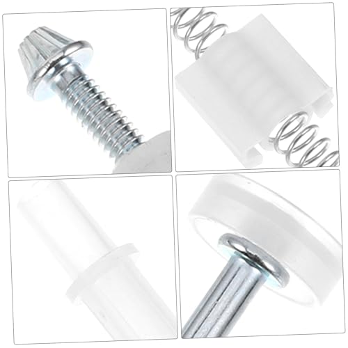 PRETYZOOM kit de herrajes para puerta corrediza con 20 piezas, repuestos para puertas plegables y bisagras de reparación miniatura 3