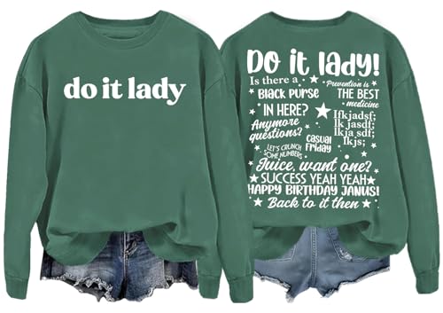 Do It Lady Sweatshirt Do It Lady Hoodie Unisex