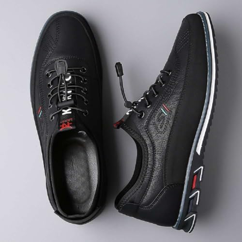 Image of Men's Oxford Business Casual Shoes Office Loafers Dress Comfort Driving Shoes
