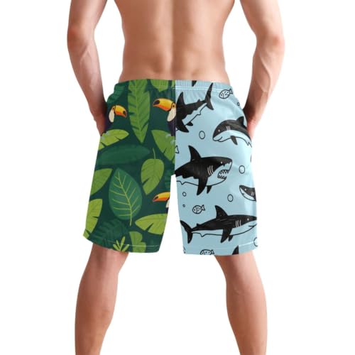 Short de bain long homme bleu océan 22,9 cm short de plage