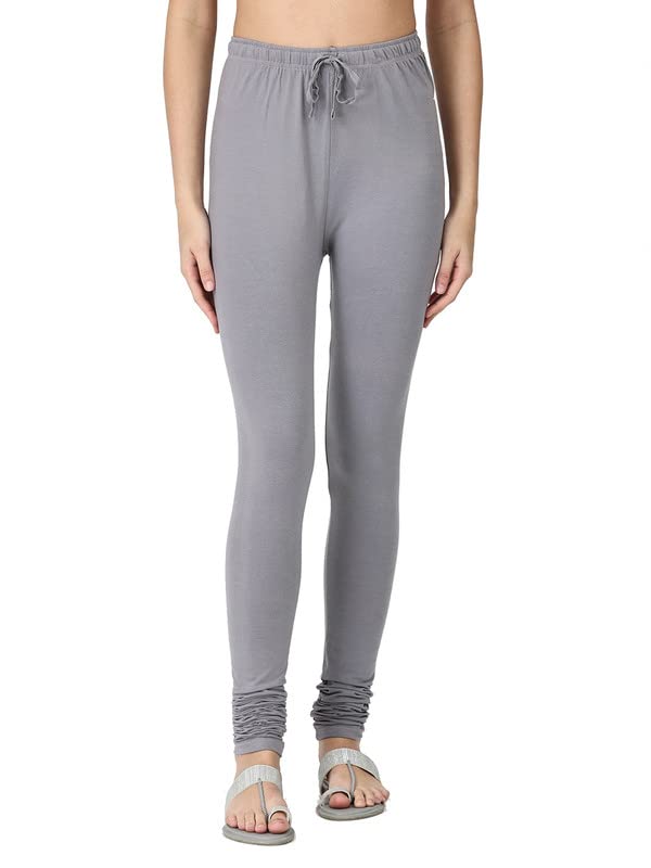 Image of Robinbosky Cotton Churidhar Leggings for Women - Stylish, Stretchable & Flattering Fit for All-Day Comfort