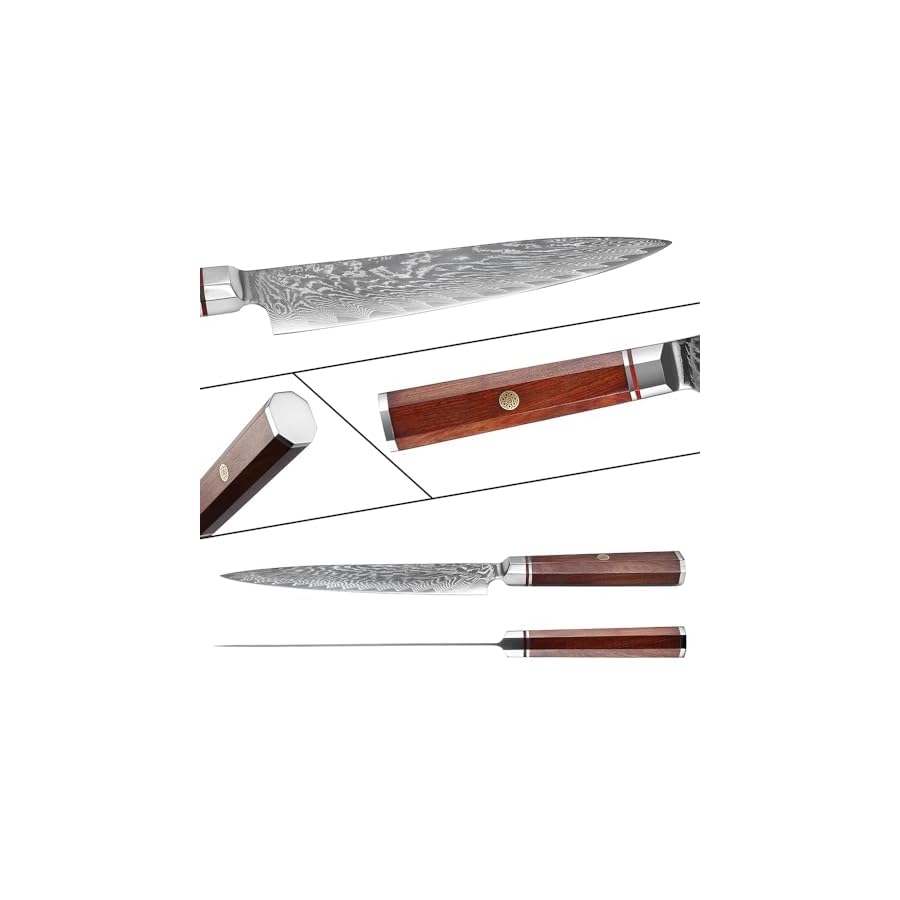 Kitchen-Knife-Sets-7PCS-Damascus-Steel-Knife-Set-Japanese-Vg10-Stainless-Steel-Chef-Santoku-Knife-Cleaver-Bread-Paring-Knife-Cooking-Tools Kitchen Knife Sets, 7PCS Damascus Steel Knife Set Japanese Vg10 Stainless Steel Chef Santoku Knife Cleaver Bread Paring Knife Cooking Tools