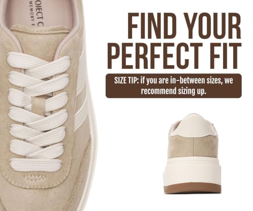 Image of Project Cloud Platform Sneakers for Women - Lightweight Memory Foam Insole Womens Sneakers - Non-Slip Fashion Sneakers for Women Footwear - Women's Fashion Platform Shoes (Nita)