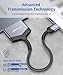JSAUX SATA auf USB Adapter für 2.5 Zoll SSD und HDD Festplatten, USB 3.0 zu SATA III Festplatten Adapter Nylon Kabel [Unterstützt UASP] Kompatibel mit Windows, MacOS, ChromeOS, Linux-Grau