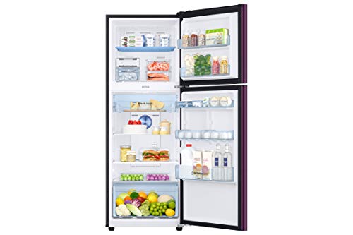 Image of Samsung 324 L 3 Star Frost-Free Double-Door Refrigerator (RT34R5438CR /HL, Camellia Purple)