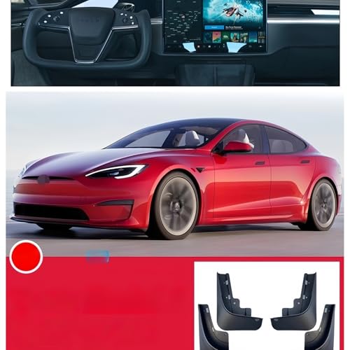 Evita arañazos con los guardabarros Tesla Model S para pasos de rueda traseros 3
