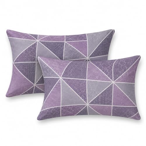 Image of Fitted Sheet Vine Geometric Print Fitted Bedsheet | Glace Cotton 140 TC | Single Size (36x75 inch) with 2 Pillow Covers (18x28 inch) | Deep Pocket up to 10 Inches - Soft & Comfortable