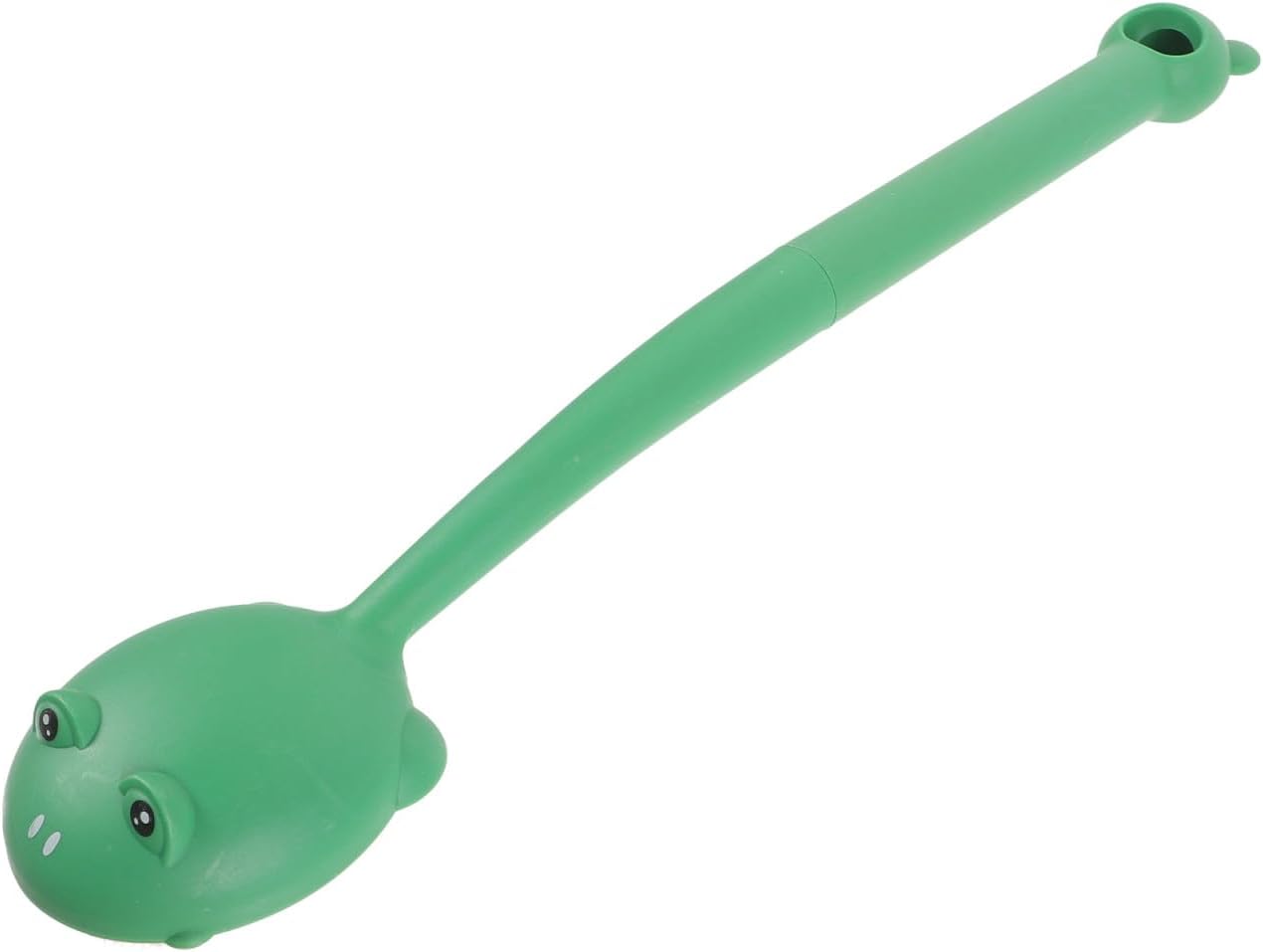 CALLARON Long Handle Back Scrub Brush Soft Bristle Body Scrubber Cartoon Frog Shower Bath Brush for Exfoliating and Deep Cleaning