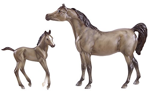 image for Breyer Freedom Series (Classics) Grey Sport Horse & Foal | 2 Horse Set