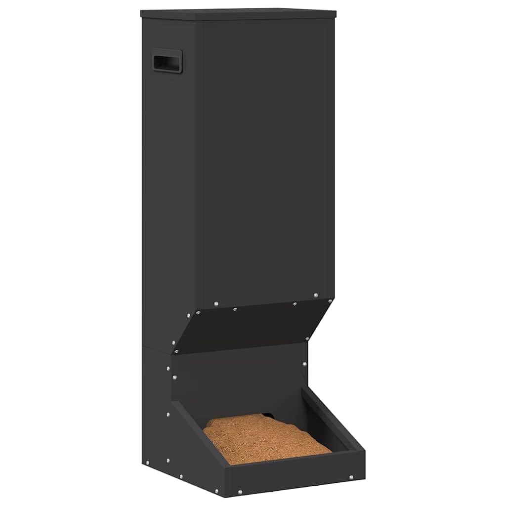 Genérico Comedero para Ciervos Negro 28 x 30 x 80 cm,Producto para Mascotas y Animales,Productos para Mascotas,Cuencos, comederos, y bebederos para mascotas-874609