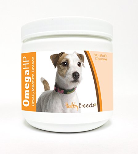 Image of Healthy Breeds Parson Russell Terrier Omega HP Fatty Acid Skin and Coat Support Soft Chews 60 Count