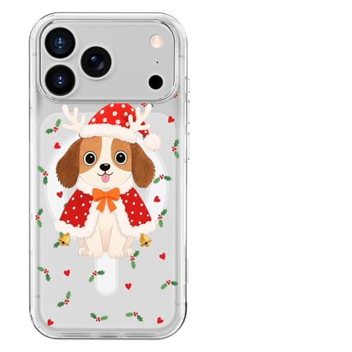 Coque de Noël iPhone 17 Pro Max magnétique pour illuminer vos photos de fêtes en famille