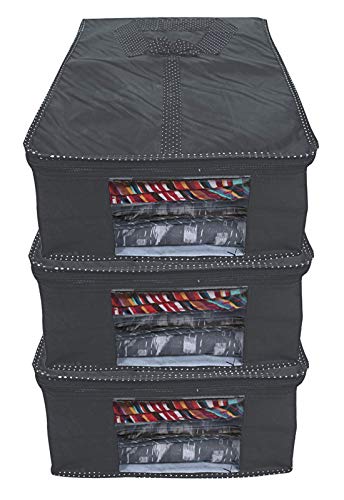 Kuber Industries 3 Pieces Parachute Waterproof Shirt Cover (Grey) – Ctktc31255