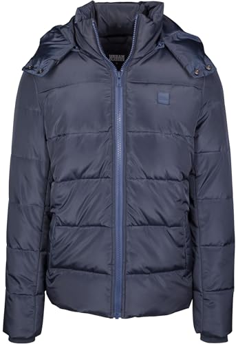 Doudoune à Capuche Amovible Rembourrée pour Homme, Veste d'Hiver, Manteau Matelassé Chaud...