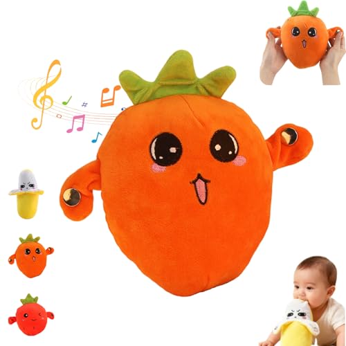Cadeau Anniversaire Fille Garçon avec cette peluche musicale et poupée sensorielle d'éveil