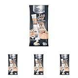 RIGA - Socat Lick Quid - Friandises pour Chat - Snack Humide Aux Crevettes - Crème A Lécher - Vitamines Et Taurine - sans Colorant Ni Conservateur - Faible en Graisses - Récompense Idéale - 56g