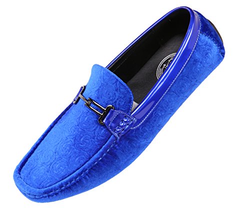Amali The Original Men's Velvet Loafer Smoking Slippers in Paisley and Solid Designs Styles Roberto Piero