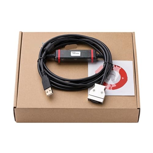 KOSBO PLC Programming Cable, USB-CIF02, Adapter CQM1-CIF02 Suitable For USB TO RS232 CPM1/CPM1A/CPM2A/CPM2AH/C200HS Series(FTDI USB-CIF02)