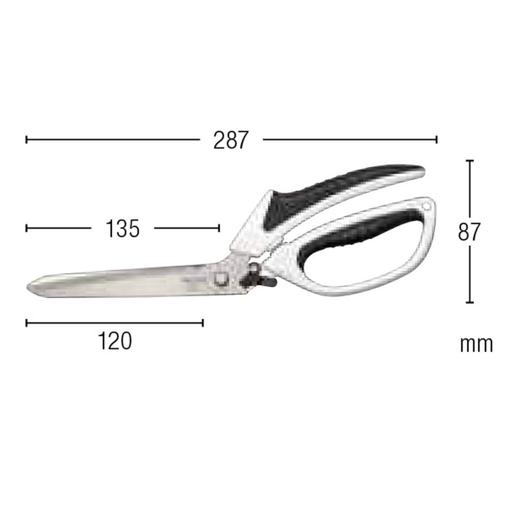 TAJIMA DK-BD120-T Ciseaux à Ressort Robustes Pour électricien