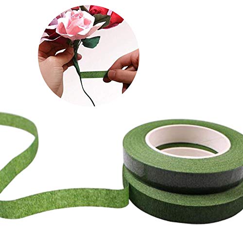 image for PZRT 2PCS Floral Tape Floral Stem Wrap Tapes for Wedding Bouquets, Flo