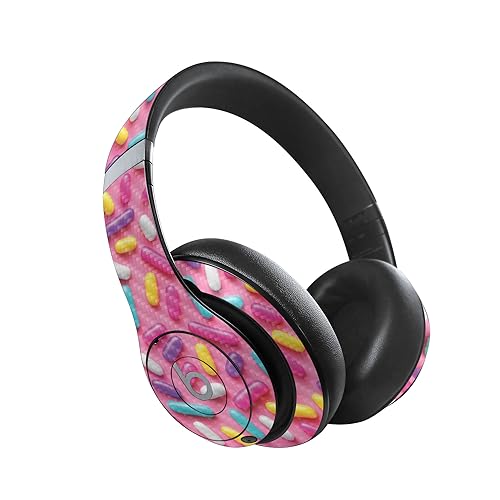 Image of MightySkins Carbon Fiber Skin Compatible with Beats Studio Pro - Sprinkles | Protective, Durable Textured Carbon Fiber Finish | Easy to Apply, Remove, and Change Style