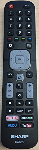New USARMT EN2A27S Ver. 2 Remote for Sharp N6200U Series 4K Smart TV Models Sharp LC55N620CU LC60N6200U