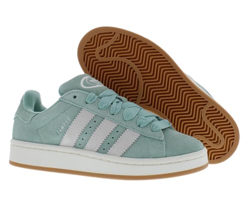 Image of adidas Campus 00s Suede Womens Shoes Size 6, Color: Hazy Green /Off White /Forest Green