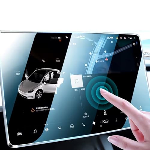 Protecteur tactile contrôle central arrière Tesla Model 3 Y finition invisible - 7
