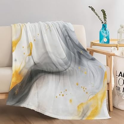 XCQHZYQ Kuscheldecke für Kinder Grauer Abstrakter Marmor 130x150 cm Decke Fleecedecke Sofadecke Kinderdecke, Superweiche Flanell Wohndecke Geschenke für Jungen Mädchen – Bild 6