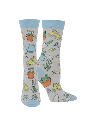 Image of WHD Garden Tool Crew Socks for Women & Men | Fun Veggie Gardening Socks, Nature Lover Gift