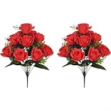 Matériau durable : fabriquées à partir de tissu de soie, ces fleurs artificielles sont conçues pour résister à la décoloration dans diverses conditions météorologiques tout en conservant leurs belles couleurs au fil du temps.
