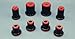 Prothane 7-213 Red Front Control Arm Bushing Kit with Shells