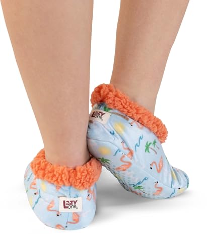 Image of Lazy One Fuzzy Feet Slippers for Women, Cute Fleece-Lined House Slippers, Cute Slipper Socks
