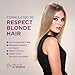 KATIVA Brazilian Keratin Hair Straightening Treatment Blonde, 12 Weeks Smooth Hair at Home, Anti Frizz Smoothing System for Light & Blonde Hair, Formaldehyde Free